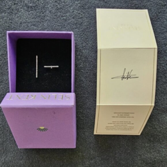 Selin Kent Francoise Ring 14K White Gold Night Sky Diamonds - Grey Pink White - Picture 8 of 16